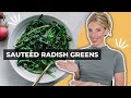 Stop wasting radish greens make this food waste fighting recipe instead sauted radish greens