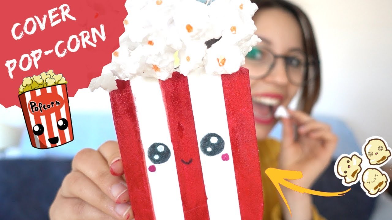 COVER POPCORN KAWAII 🍿 *DIY phone case tutorial*