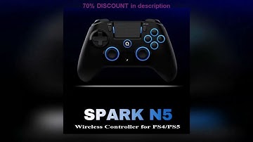 A must-have product! Original QRD Spark N5 Wireless Controller for PS5 PS4 PS3 IOS Android PC Hall