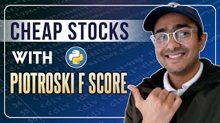 Piotroski F-Score in Python [Find Value Stocks in 2023]🔴