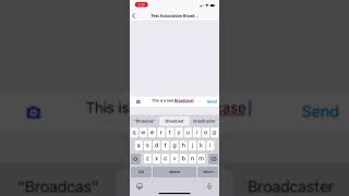 HOA Messenger - How to Send a Broadcast Message on the Mobile App screenshot 3
