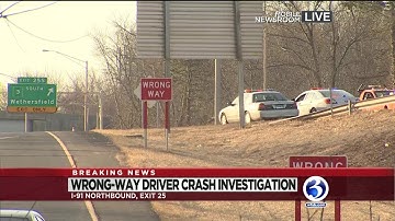 VIDEO: Wrong-way driver crash investigation