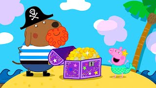 The Pirate's GIANT Box of Treasure! 💰 Best of Peppa Pig 🐷 Cartoons for Children