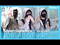 정국(방탄소년단), &quot;아미 향해 손키스 발사&quot; l JUNGKOOK(BTS), &quot;Send a hand kiss to ARMY&quot; [공항] image