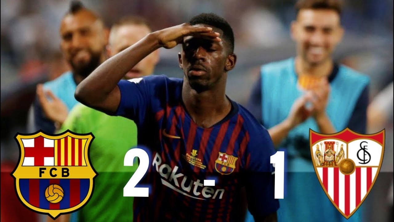 Sevilla vs Barcelona RESULT: Ousmane Dembele WINS Spanish Super Cup for Barca