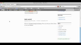 Blog Tutorial-Changing the Title and Subtitle