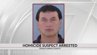 Homicide suspect taken into custody in Transylvania Co.