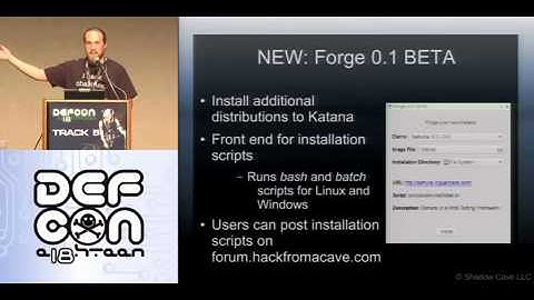 Defcon 18 - Kantana Multiboot Security Suite - JP Dunning
