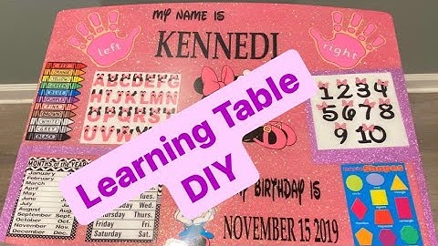 Learning Table DIY | Resin Table