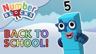 @Numberblocks- Back to School | The Number 5 | Learn to Count