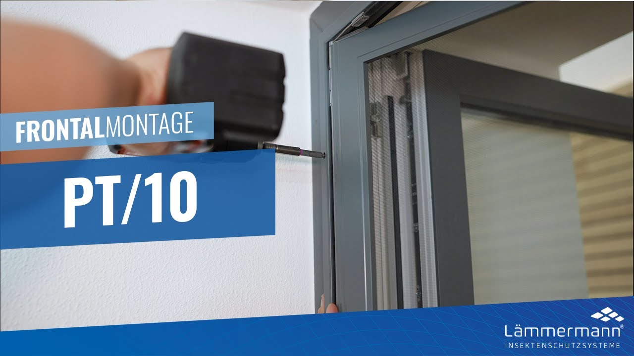 Pendeltür PT/10 Frontalmontage mit Rahmentrennung