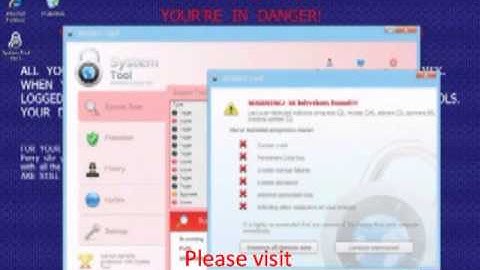 System Tool 2011 removal video