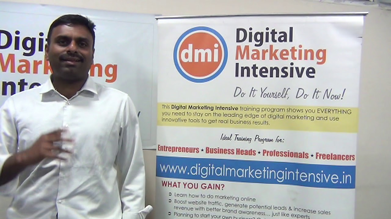 Digital Marketing Intensive Training Chennai Testimonial by Dr Venkatesh