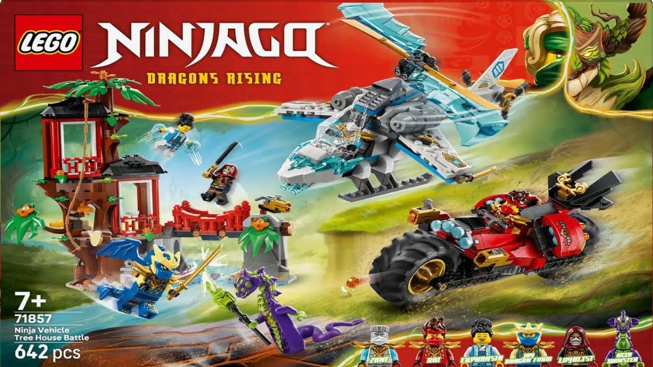 Ninjago - Ninja Vehicle Tree House Battle LEGO instructions