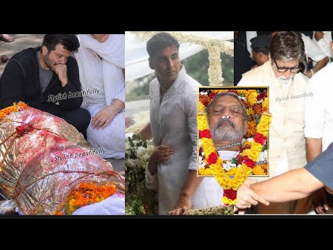 Nana Patekar's funeral! Anil Kapoor, Akshay Kumar, and Bachchan: Bollywood celebrities weeping at...
