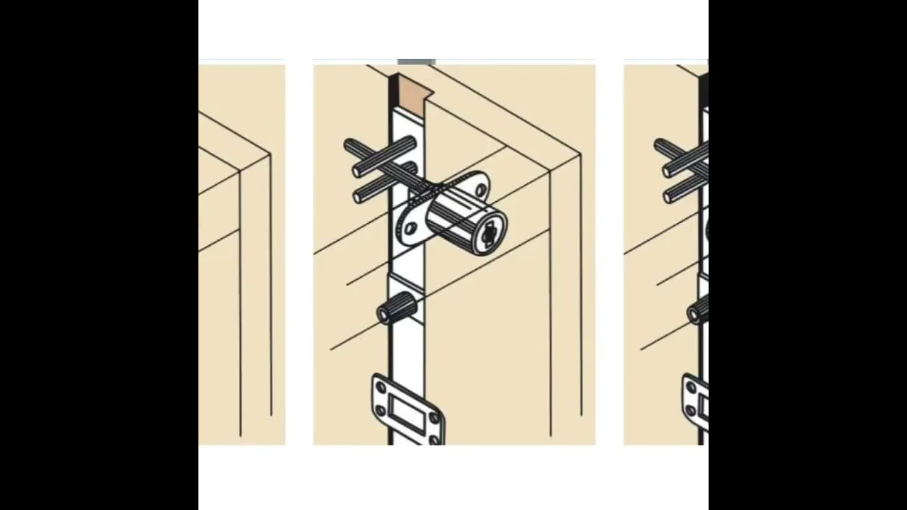 3 In 1 Pedestal Drawers Lock | Available on IndiaMART