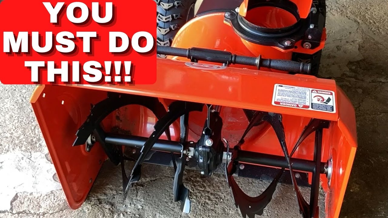 YOU STORED YOUR SNOWBLOWER WRONG!! 3 TIPS To Keep it Running for