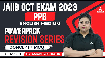 JAIIB October 2023 | Principles and Practices of Banking | PPB English Medium | Concepts & MCQs #1