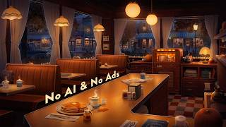 Cozy Fall Diner Ambience with Vintage Jazz, Soft Rain & Calm Cafe Sounds [No AI & No Mid-Roll Ads] screenshot 2