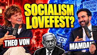 Theo Von Confronts Socialist NYC Mayor on Socialism and Netanyahu