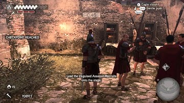 Assassins Creed Brotherhood pc game, Sequence 7, The Key to the Castello cinematics