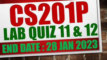 cs201p lab 11 12 quiz 2023|cs201p quiz 11 12|cs201p lab quiz 11 12|cs201p quiz 11&12 2023