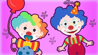 CLOWN SONG - Finger Family Clowns Song for Children!