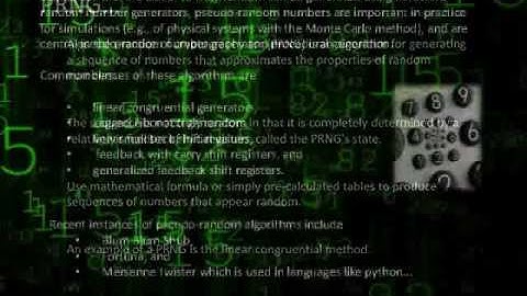 Random Number Generation in Computer Programming -part  01
