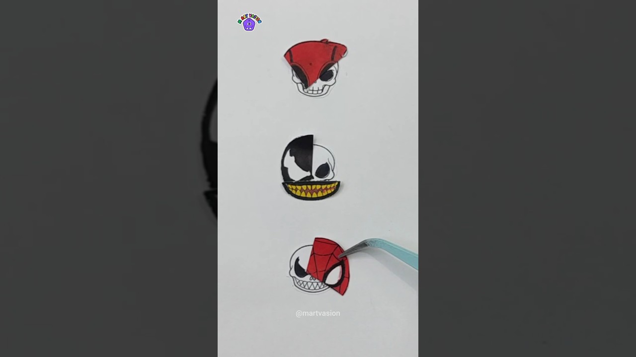 Spiderman face 🧩 challenge ##spiderman #marvel #brandnewday #vira