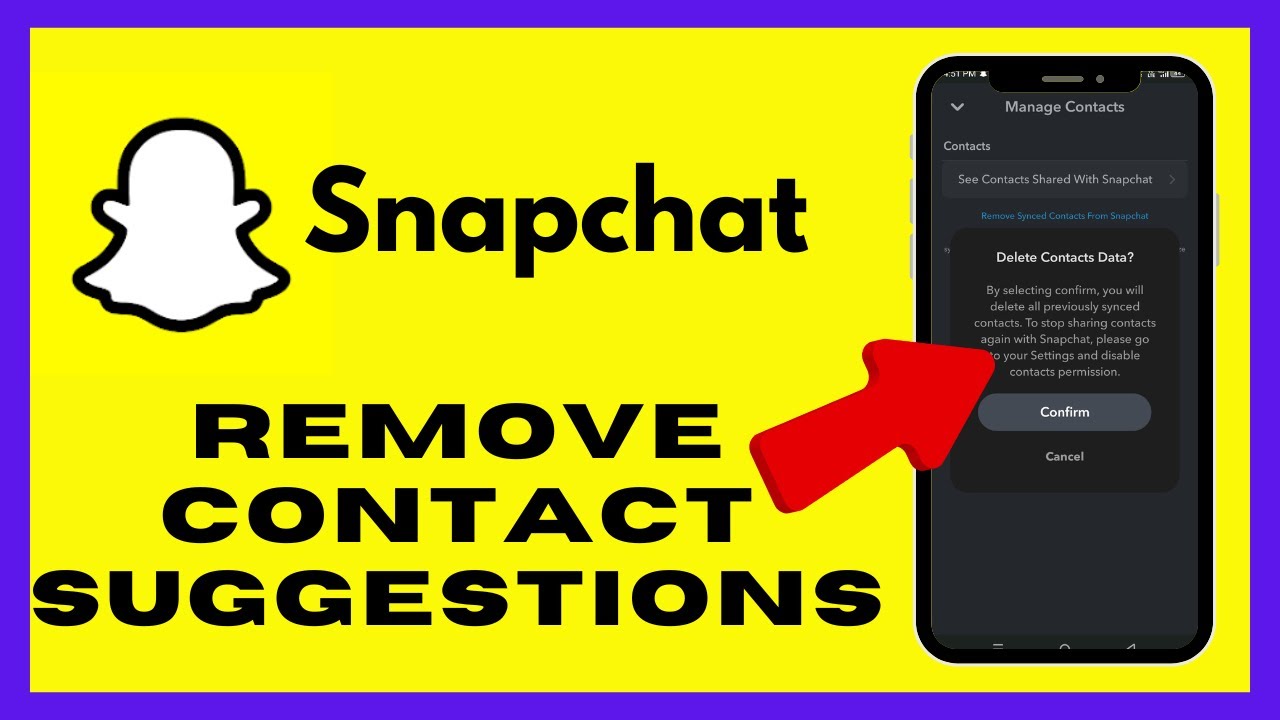 How to Remove Contact Suggestion on Snapchat 2025?