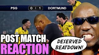 PSG Dortmund REACTION | 0-1 | HUMMELS MAKES BUNDESLIGA PROUD! MBAPPE FAILED! DEMBELE & RAMOS!!!