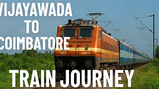 Scenic Train Journey to Coimbatore | South India Travel Vlog | jaipur express 12970