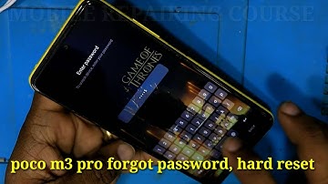 poco m3 pro 5g forgot password / poco m3 pro 5g hard reset / pattern unlock