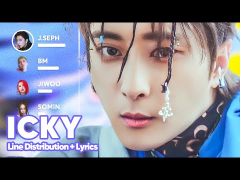 KARD - ICKY (Line Distribution + Lyrics Karaoke) PATREON REQUESTED