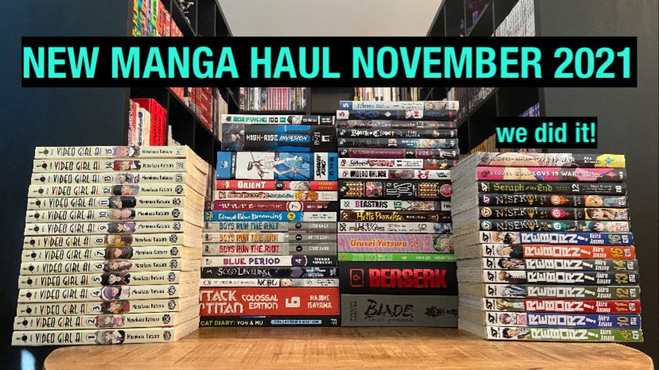New Manga Haul November 2021 (We Did It!)