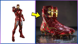 AVENGERS As Football Shoes VENGERS 🔥 All Characters  ( MARVEL \& DC ) 2024