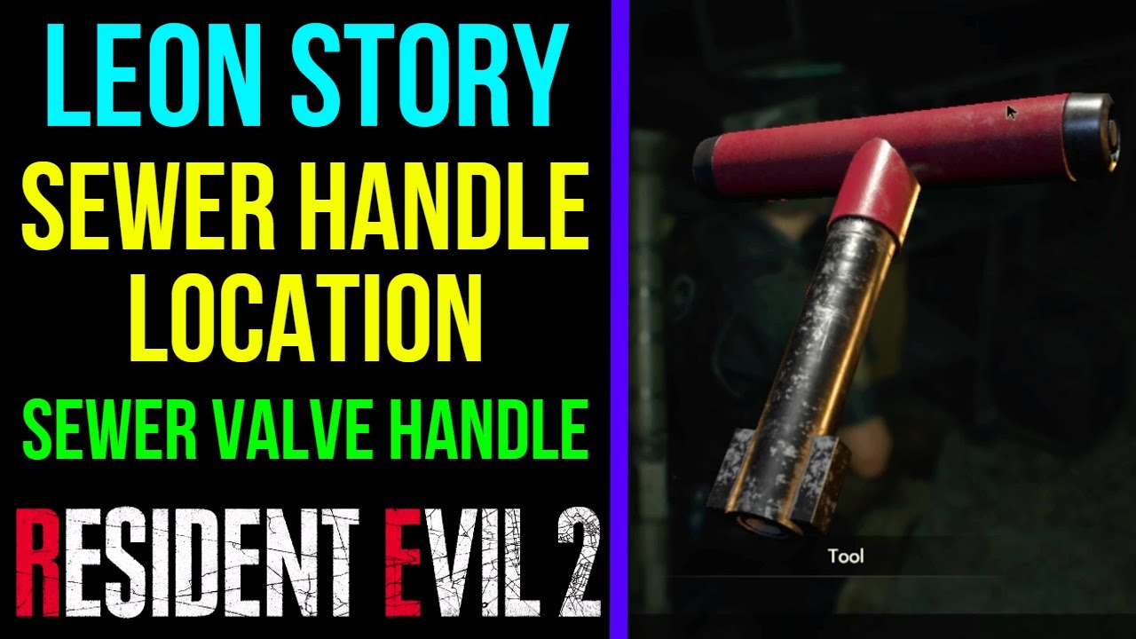 Sewer Handle Location RESIDENT EVIL 2 REMAKE YouTube