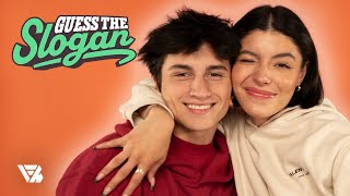 TikTok Couple Sab Quesada & Cooper Noriega Guess These Viral Slogans!