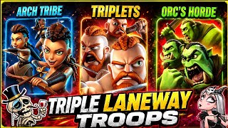 Triple Laneway Troops Ultimate Army! Castle Crush  screenshot 5