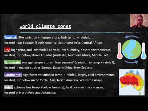 25/8 - Yr 10 Geography: 'World climate zones'