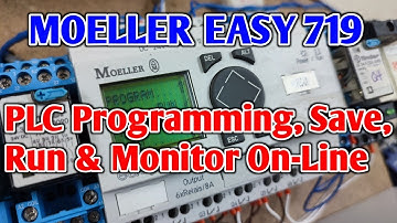 MOELLER EASY 719 | PLC Programming, Save, Run & Monitor On-Line