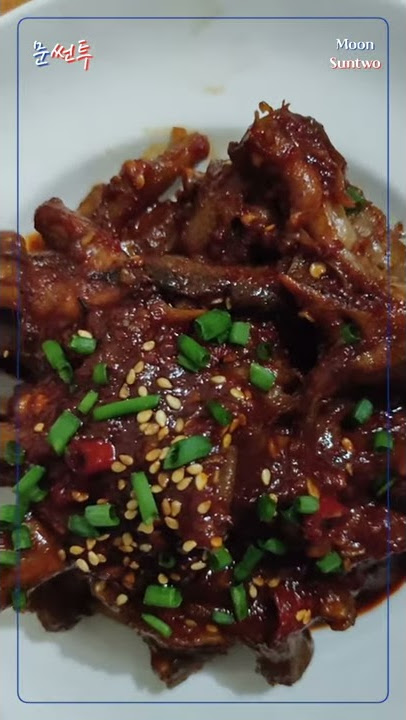 Amazing Spicy Chicken feet recipe Dakbal recipe | Quick and Easy Recipe | @MoonSuntwoVlog