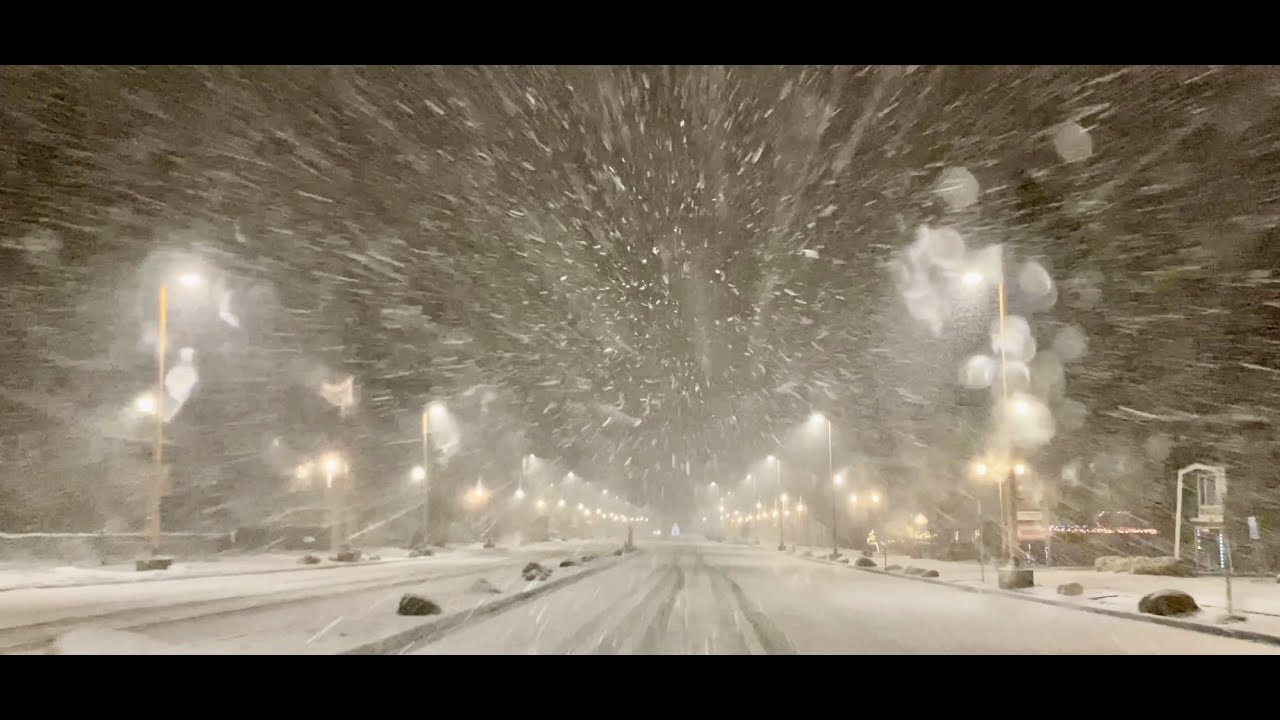 Big Bear Blizzard. Really heavy snow. Heaviest snowfall of the season