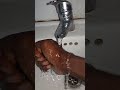 The trick I use to obtain water from white tap #shorts