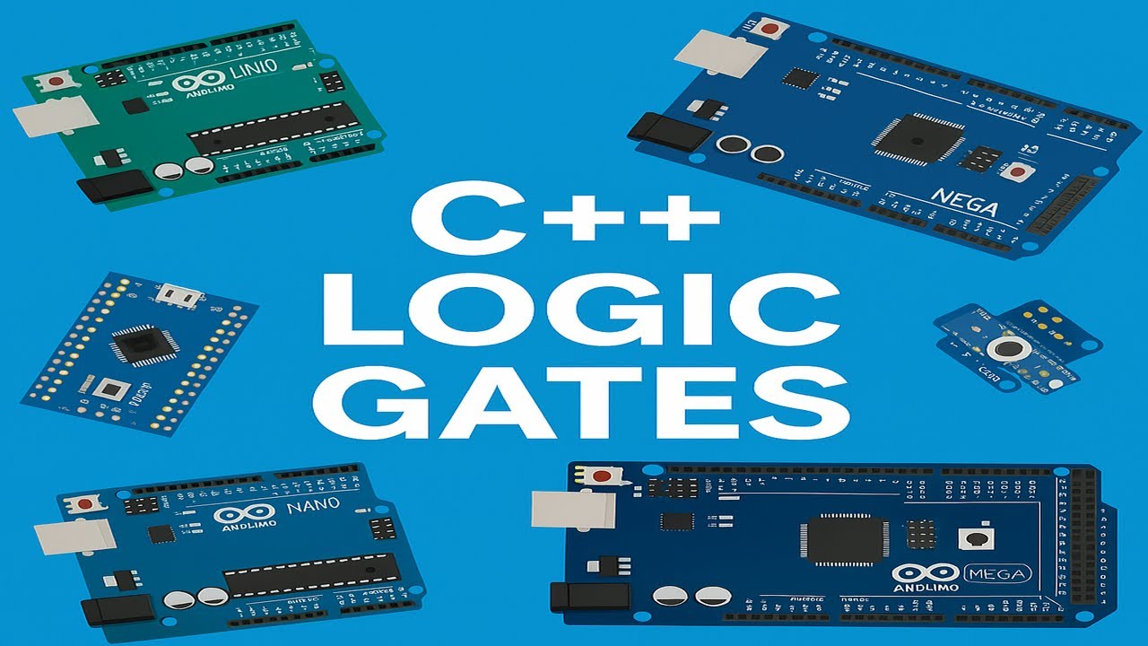"7 Logic Gates Using Arduino Mega | 2 Buttons + 1 LED | C++ Beginner ...
