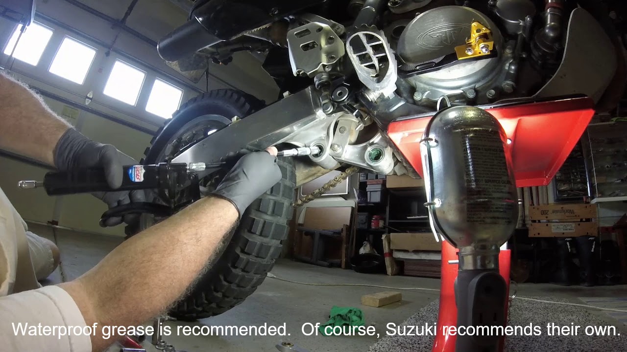 Install Lowering Links On A 2008 Suzuki Drz400S - Part 1
