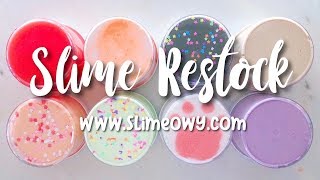 HUGE SLIME RESTOCK! NEW BREAD, ICEE, CLOUD, & MORE