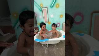Two Sister Enjoying In Bath Tub