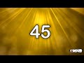 45 Second Timer ☀️ | No Background Music | Golden Rays Aesthetic Sunbeam Classroom Countdown⏱️