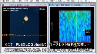 ハイスピードカメラ＋Wavelet解析 「線香花火」